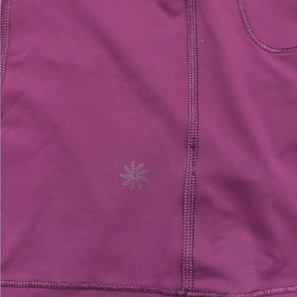 Athleta Razorback Tank Top Ribbed Purple Size Small Activewear - Picture 3 of 6